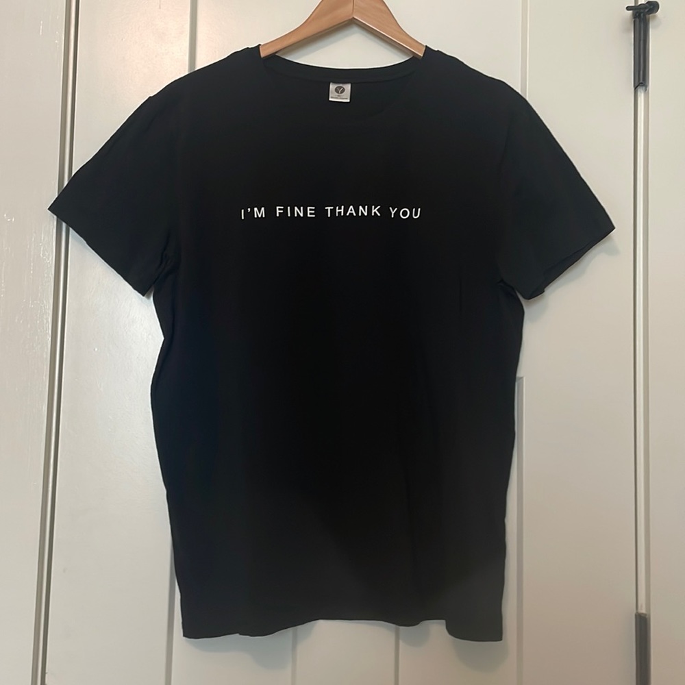 Women’s Fitted Tee “I’m Fine Thank You”